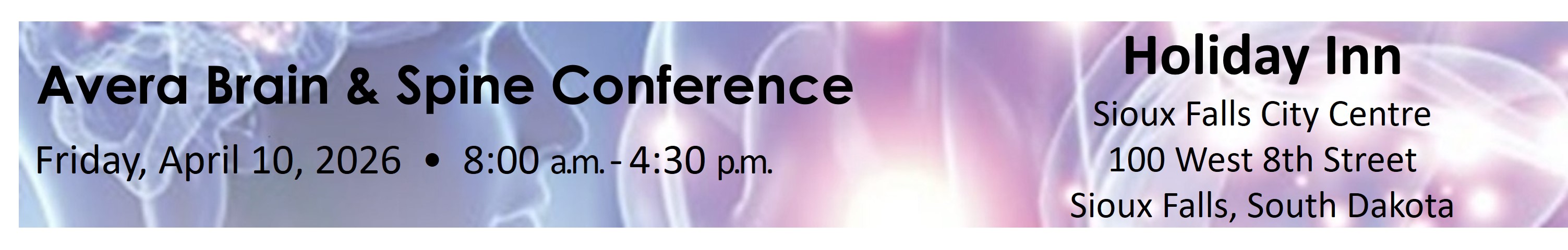 2026 Annual Brain and Spine Conference Banner